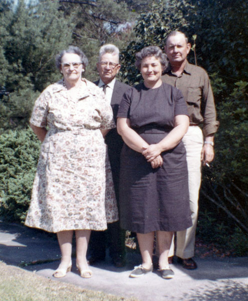Fannie Bell, Hardy, Helen and Selvin Williams